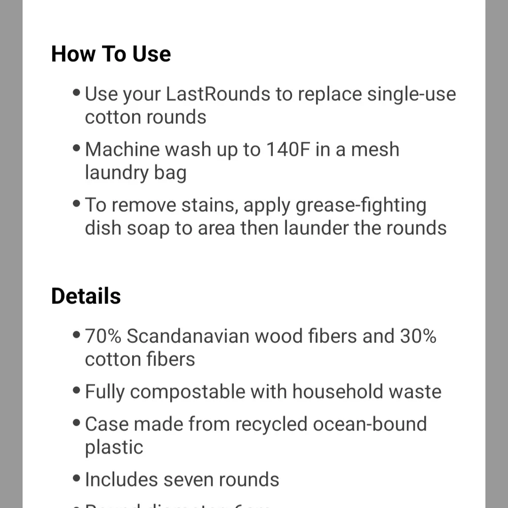Reusable Rounds For Face Cleanig. - Picture 3 of 3